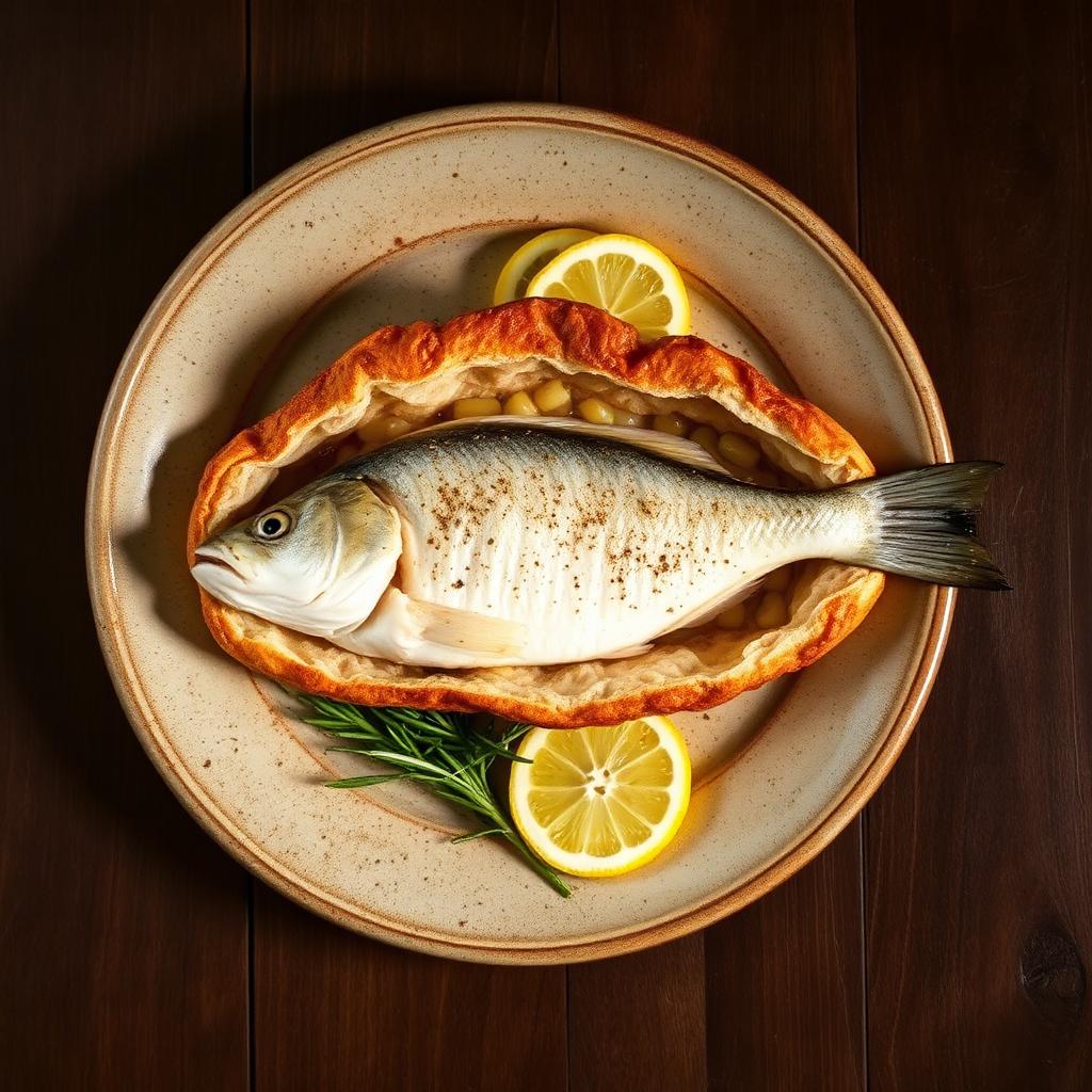 Ricetta Branzino in Crosta di Sale — Secondi di Pesce