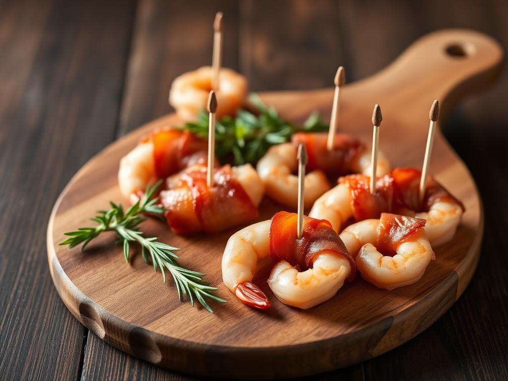 Ricetta Gamberi Croccanti in Pancetta — Antipasti