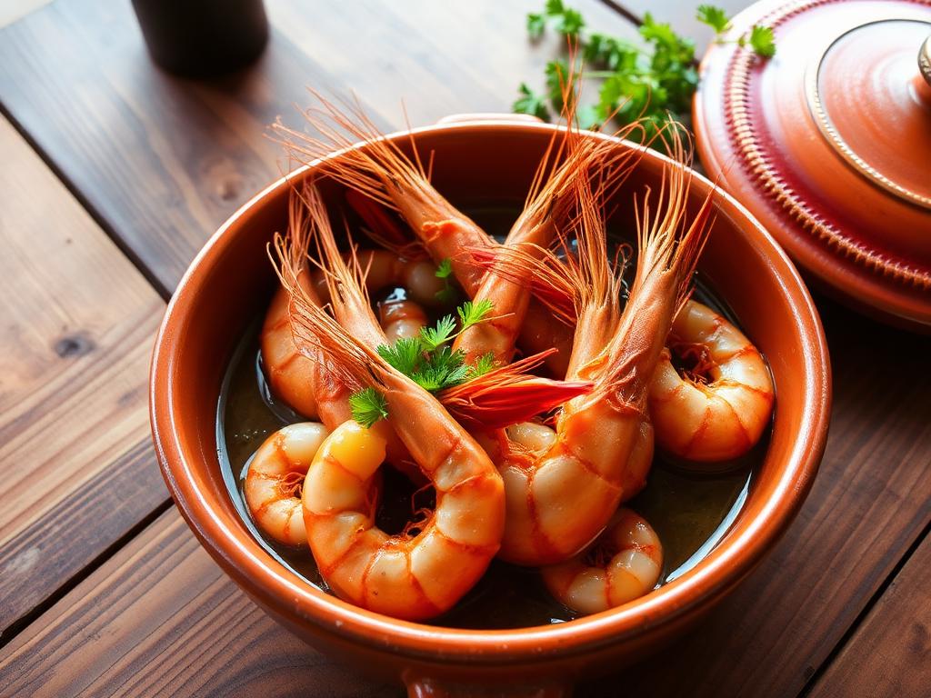 Ricetta Gamberoni all'Aglio e Brandy — Secondi di Pesce