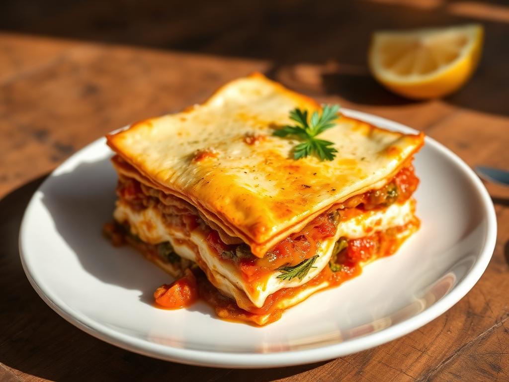 Ricetta Lasagne di Pesce Bianco — Primi Piatti