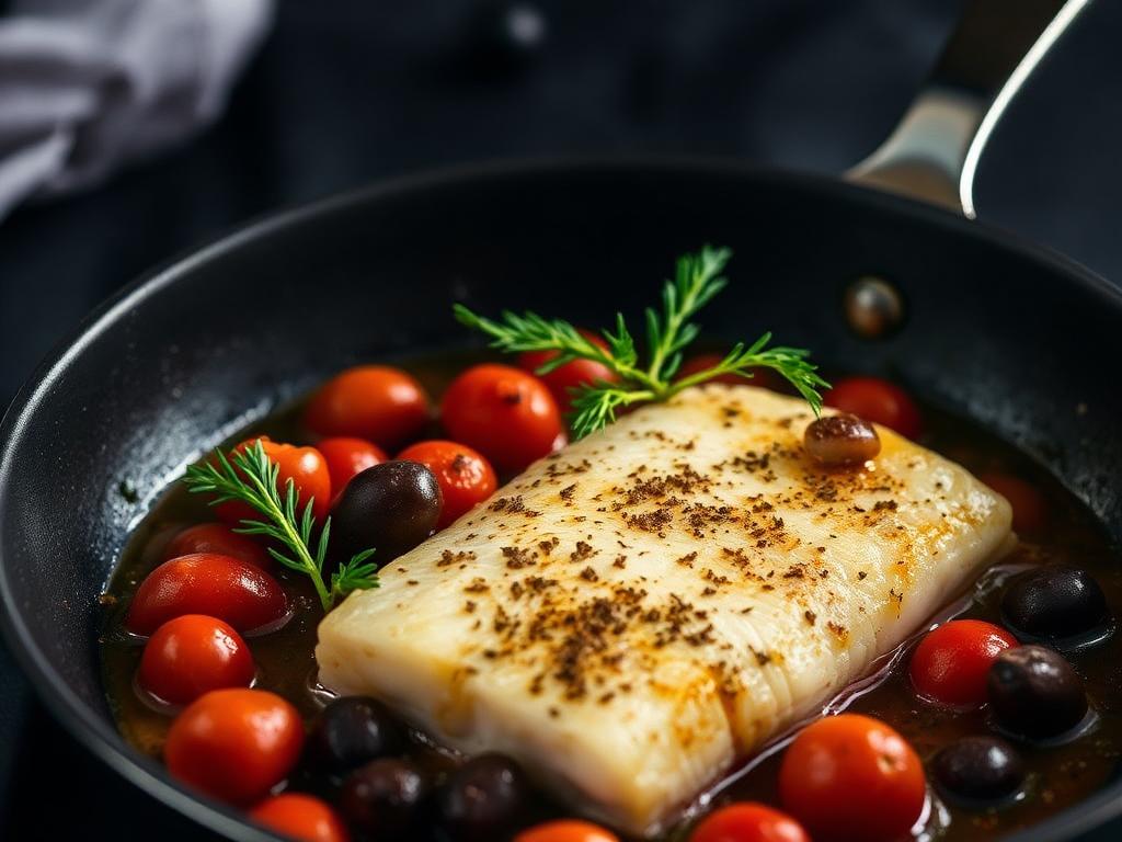 Ricetta Merluzzo alla Mediterranea — Secondi di Pesce