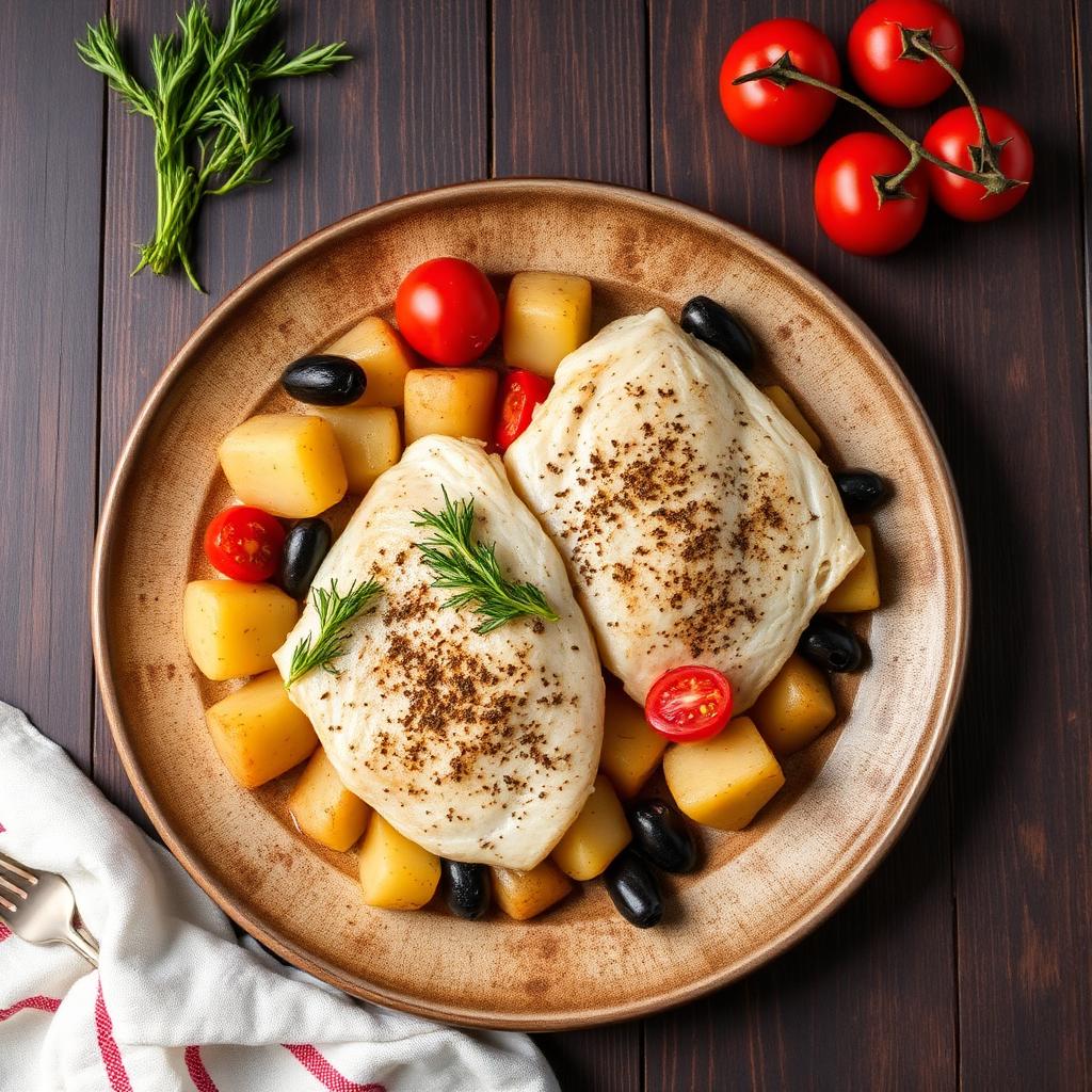 Ricetta Nasello alla Mediterranea — Secondi di Pesce