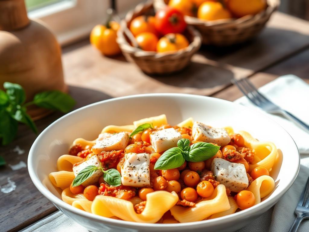 Ricetta Paccheri al Ragù di Cernia — Primi Piatti
