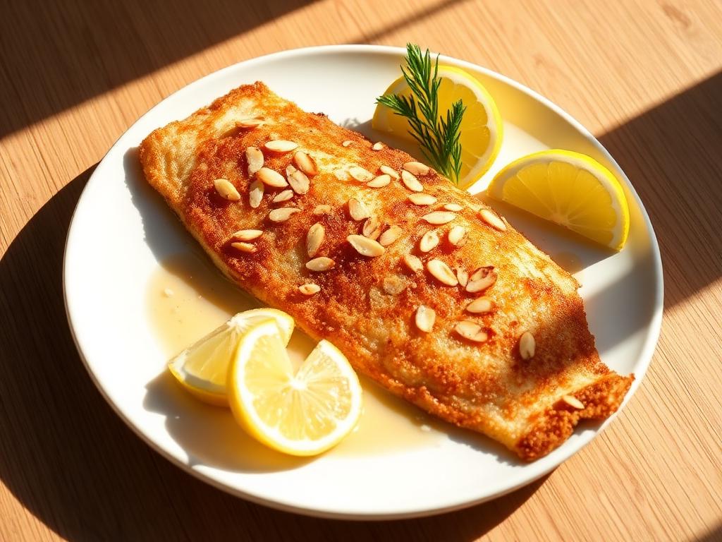 Ricetta Platessa alle Mandorle — Secondi di Pesce