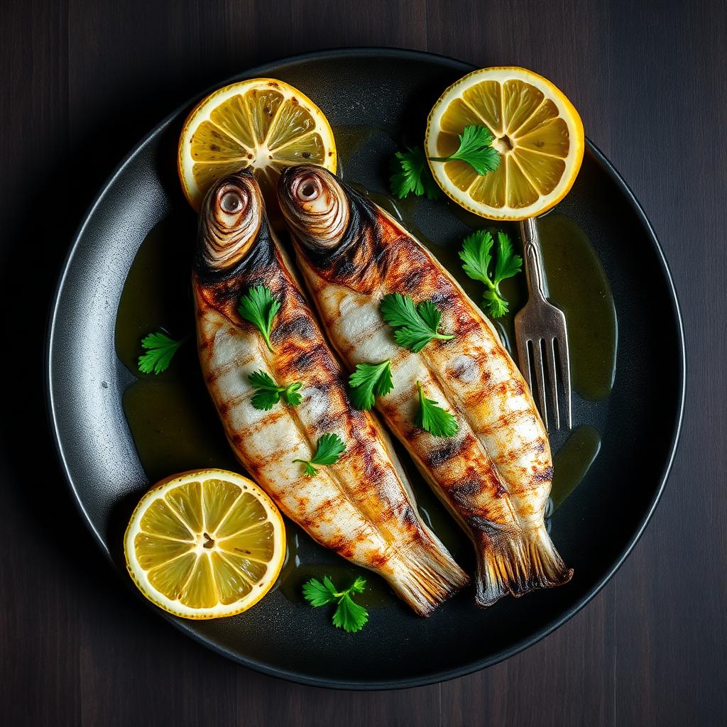 Ricetta Sgombro alla Griglia con Salmoriglio — Secondi di Pesce