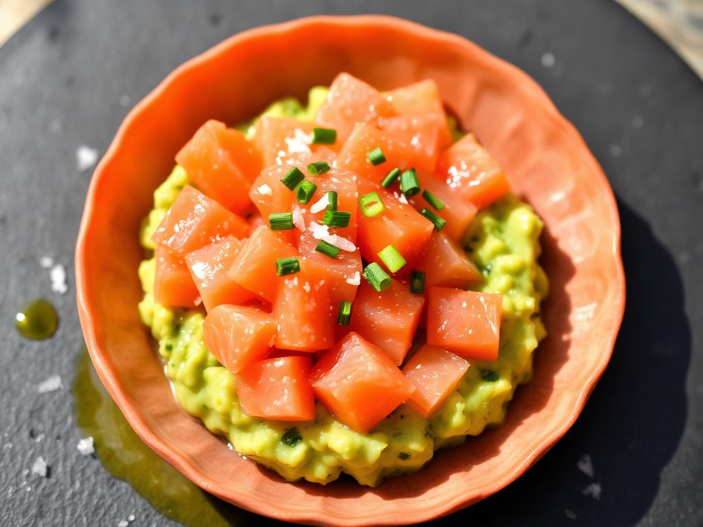 Ricetta Tartare di Salmone e Avocado — Antipasti