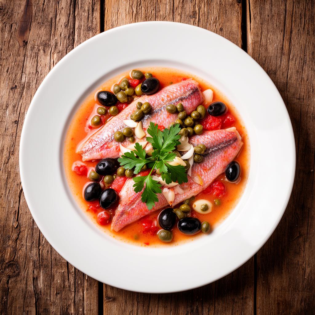 Ricetta Filetto di Triglia alla Livornese — Secondi di Pesce